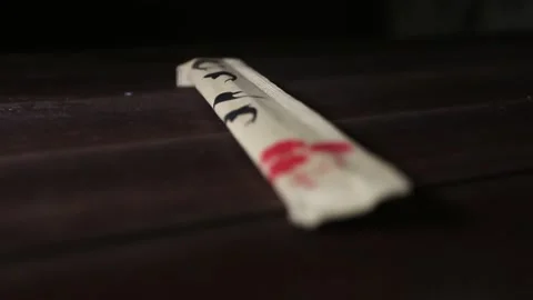 Sealed sushi sticks Stock Footage 285248452