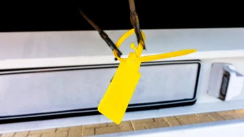 Sealing of freight Stock Photos