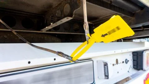 Sealing of freight Foto stock