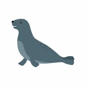 Sealion. Vector illustration isolated on white background. Stock Illustration