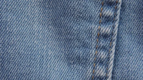 Pink Denim Fabric. Jeans Background Stock Footage - Video of