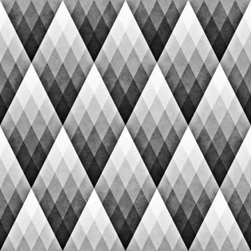 Seamles Gradient Rhombus Grid Pattern. Abstract Geometric Background Design 스톡 일러스트