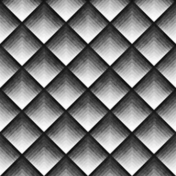 Seamles Gradient Rhombus Grid Pattern. Abstract Geometric Background Design Illustrazione stock