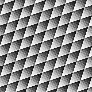 Seamles Gradient Rhombus Grid Pattern. Abstract Geometric Background Design Stock Illustration