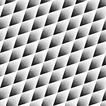 Seamles Gradient Rhombus Grid Pattern. Abstract Geometric Background Design Illustrazione stock