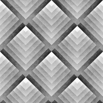 Seamles Gradient Rhombus Grid Pattern. Abstract Geometric Background Design イラスト素材