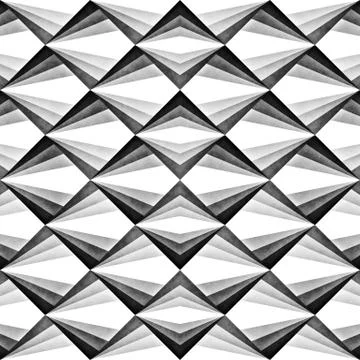 Seamles Gradient Rhombus Grid Pattern. Abstract Geometric Background Design Stock Illustration