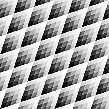 Seamles Gradient Rhombus Grid Pattern. Abstract Geometric Background Design Stock Illustration