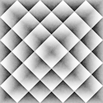 Seamles Gradient Rhombus Grid Pattern. Abstract Geometric Background Design Stock Illustration