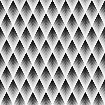 Seamles Gradient Rhombus Grid Pattern. Abstract Geometric Background Design Illustrazione stock