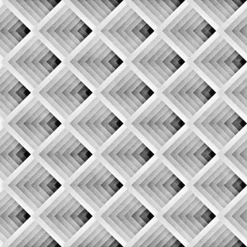 Seamles Gradient Rhombus Grid Pattern. Abstract Geometric Background Design Illustrazione stock