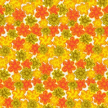 Seamles pattern ditsy small flower.Hand drawn print of textile.Vintage floral Stock Illustration