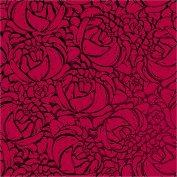 Seamles pattern with flowers Stock Illustration