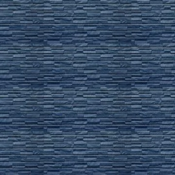 Seamles pattern of stone blue wall panels Stock Photos