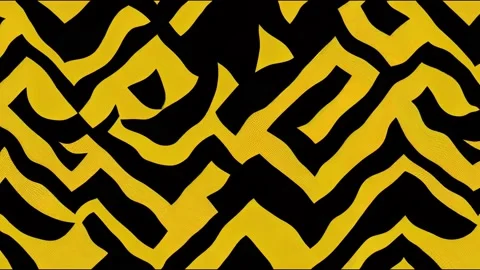 Seamless 2d illustrated geometric animation. Modern Geometric repeated animation Stock Footage 220119967