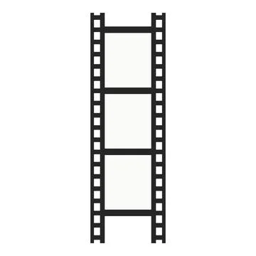 Seamless 35mm Film Frames Vector Stock Illustration