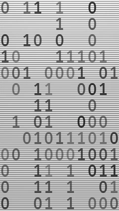 Seamless 3D binary data flow on light background Stock Footage 348018336