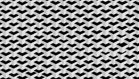 Seamless 3d design or pattern isolated.Used in many ways for editing in photo Stock Illustration