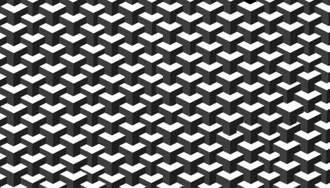 Seamless 3d design or pattern isolated.Used in many ways for editing in photo Stock Illustration