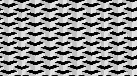 Seamless 3d design or pattern isolated.Used in many ways for editing in photo Illustrazione stock