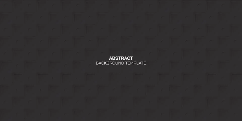 Seamless 3D geometric hole pattern on matte black metal sheet background ve.. Stock Illustration