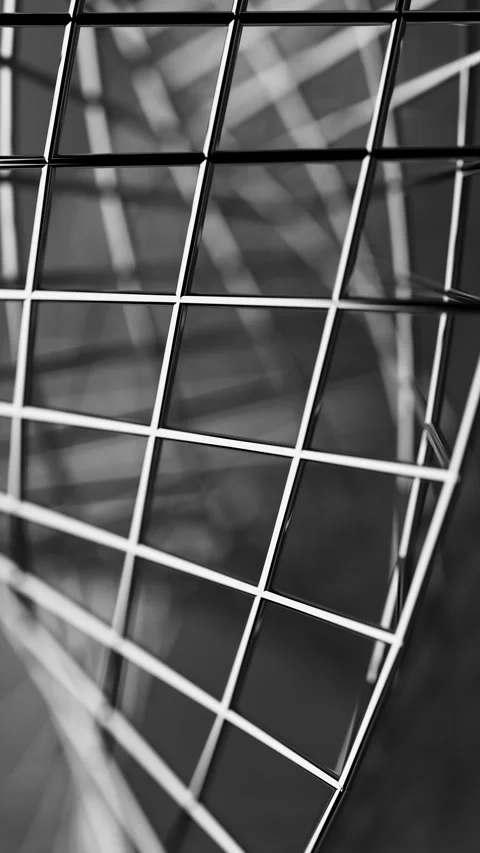 Seamless 3D loop showing a rotating Mobius band made of polished chrome mesh. Stock Footage 314839225