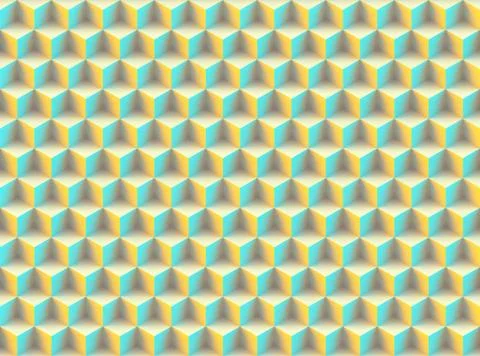 Seamless 3d pattern Stock Illustration