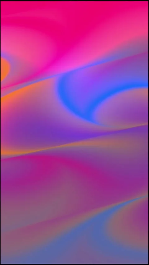 Seamless 3D Render of Flowing Colorful Liquid Gradient with Vertical Video stock 341481313
