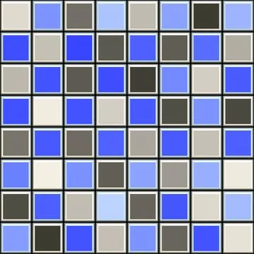 Seamless 3d texture of square tiles with black mortar seamless 3d texture ... Stock Photos