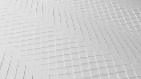 Seamless 3d video animation of waving pattern of repeating square texture 스톡 동영상 148537418