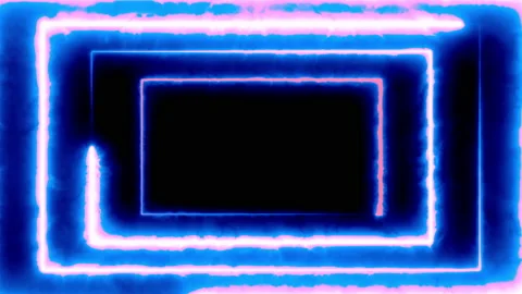 Seamless 4K animation of a shiny rectangle. Abstract motion screen background Stock Footage 132720970