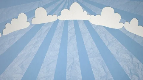 Seamless 4K Cloud Stop Motion Animation Stock Footage 112927660