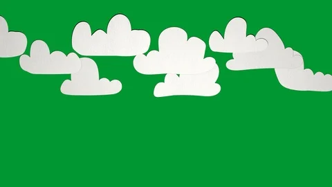 Seamless 4K Cloud Stop Motion Animation Stock Footage 112928947