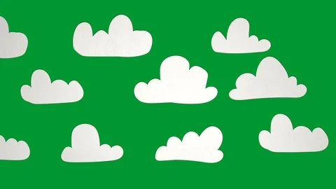 Seamless 4K Cloud Stop Motion Animation Stock Footage 112928993