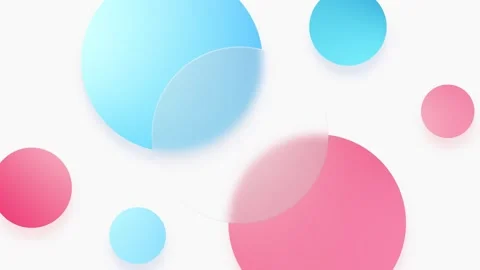 Seamless 4K Loop of Rotating Abstract Circles Video stock 326480158