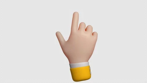 Seamless 4K loop of sliding or swipe screen downward hand gesture animation Stock Footage 300834620