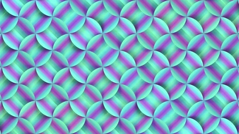 Seamless, 4K, looping animation with a kaleidoscopic pattern of 3D flowers Vídeo Stock 317616908