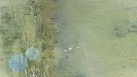 Seamless 4K looping vertical movement across a muted green wall texture with Видео 344123717