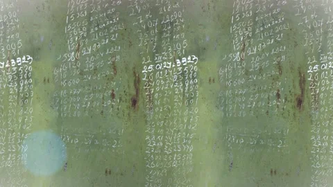 Seamless 4K looping vertical movement over a weathered green wall with Stock Footage 344124768