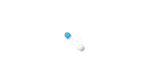 A seamless 4K motion graphics animation where a clean medical pill capsule .. Vídeos de archivo 345640652