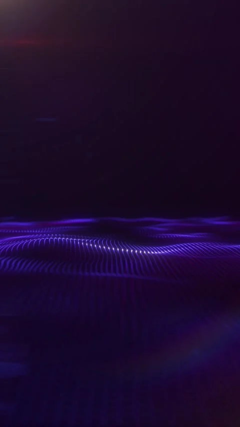 Seamless 4K vertical loop with smooth flowing abstract gradient waves. Idea.. Stock Footage 307846747