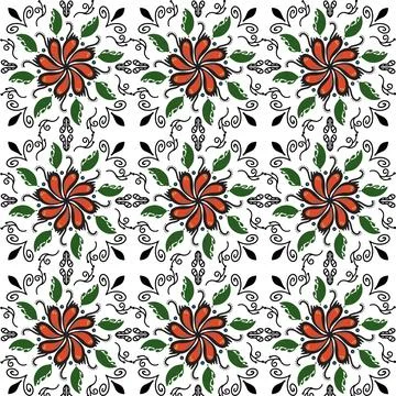 Seamless Abstrac Pattern Stock Illustration