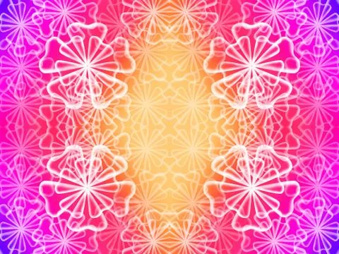 Seamless abstrack floral for background Stock Photos