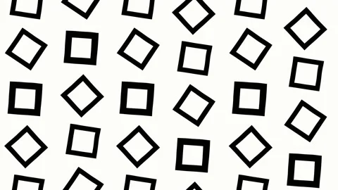 Seamless abstract animation of a geometric pattern Stock Footage 155759742