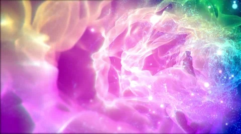 Seamless abstract animation soft space particle background pattern aura light Видео 64769836