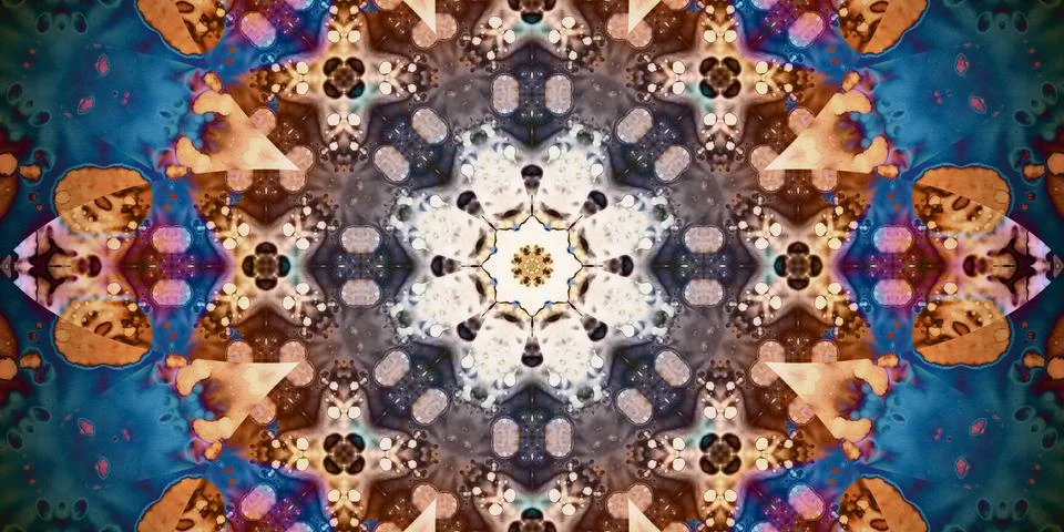 Seamless abstract art pattern. Panoramic abstract texture Stock Photos