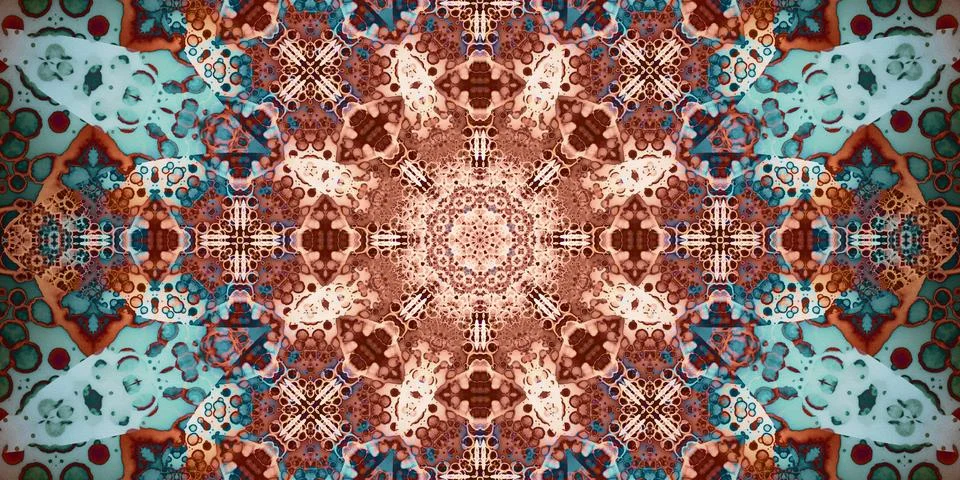 Seamless abstract art pattern. Panoramic abstract texture Stock Photos