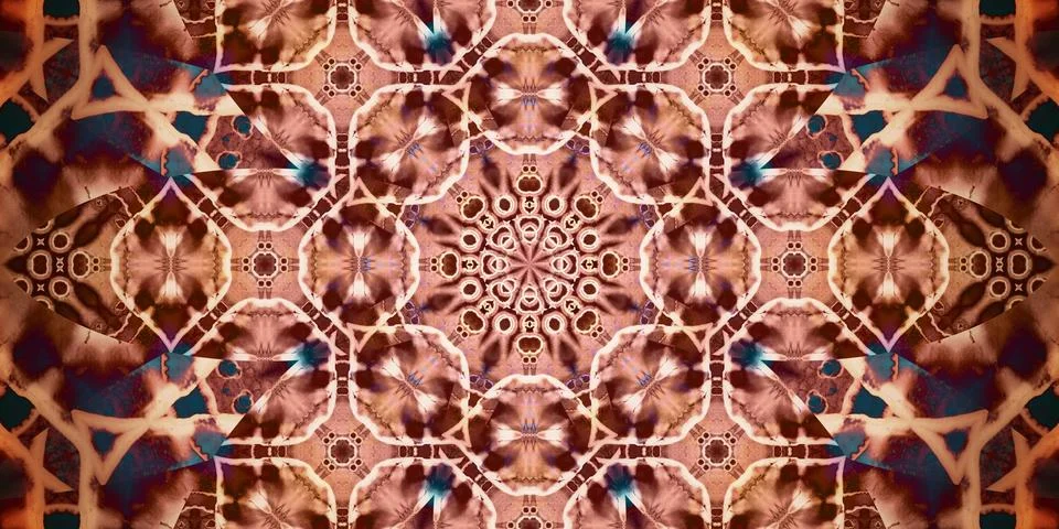Seamless abstract art pattern. Panoramic abstract texture Stock Photos