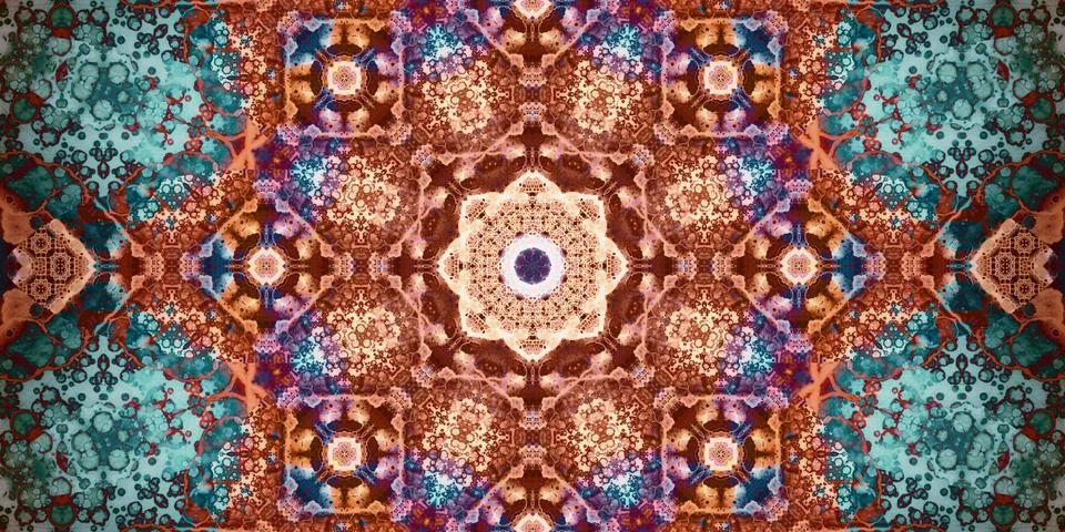 Seamless abstract art pattern. Panoramic abstract texture Stock Photos