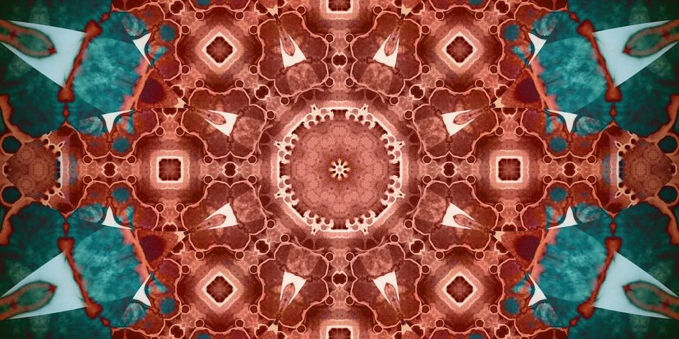 Seamless abstract art pattern. Panoramic abstract texture Stock Photos